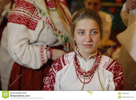 the belarusian bride editorial photo image of costume
