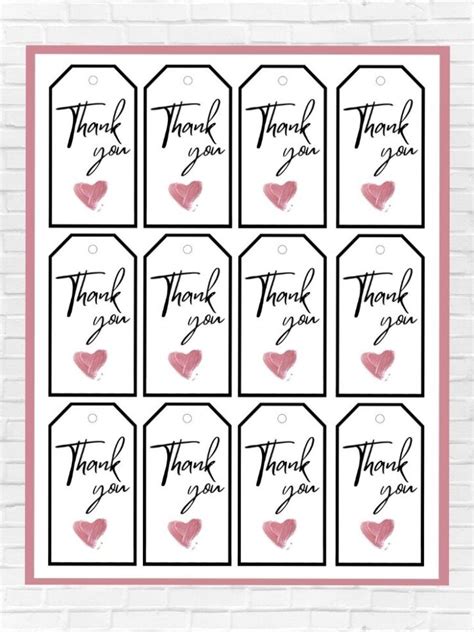 gorgeous  printable   tags  instantly
