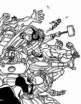 Avengers Coloring Pages Wecoloringpage Cartoon sketch template