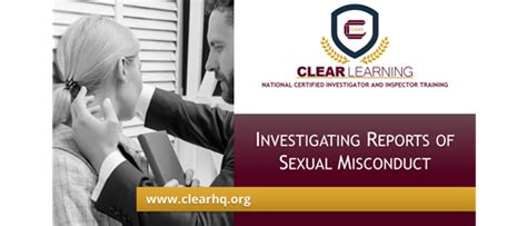 investigating reports of sexual misconduct october 2023 council on
