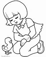 Coloring Pages Book Kids Drawing Easter Online Color Kid Happy Spring Books Draw Clipart Police Colouring Children Badge Cliparts Environment sketch template
