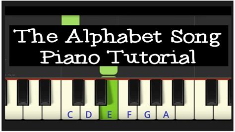 easy piano tutorial  alphabet song chords chordify