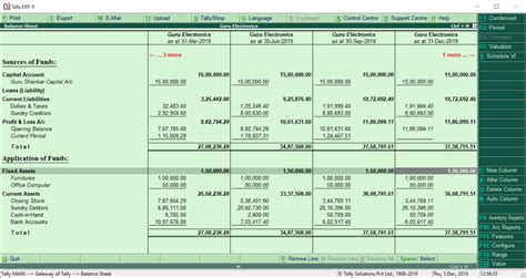 what is comparative balance sheet definition format and example