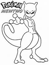 Coloring Pokemon Mewtwo Pages Printable Legendary Mew Mutu Color Print Drawing Cute Mega Books Az Choose Board Popular Template sketch template