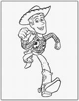 Coloring Story Toy Woody Pages Disney Cartoon Para Character Colouring sketch template