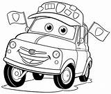 Cars Movie Coloring Pages Printable Disney Drawing Sheets Characters Pixar Luigi Cartoon Drawings Template Getdrawings Choose Board Based sketch template