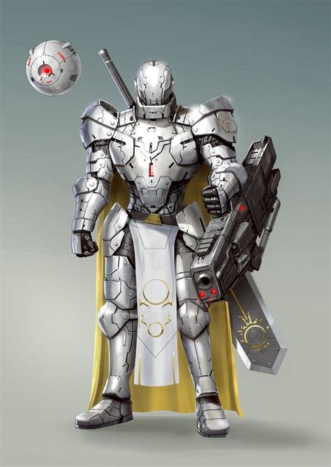 guardiao da honra sci fi armor power armor knight armor weapon