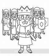 Jehoshaphat King Bible Kids Printable Army Coloring Pages His Lesson Sunday School sketch template