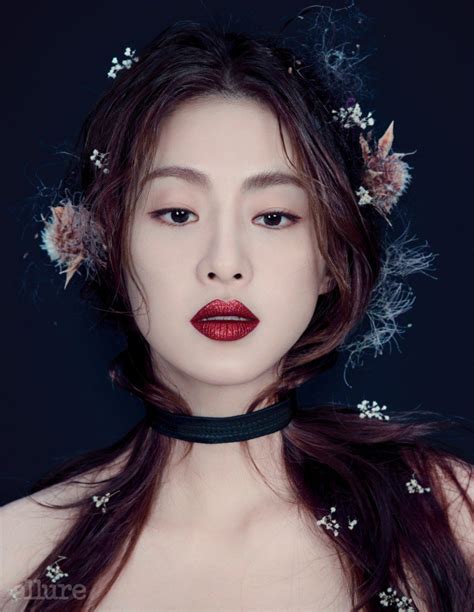 Kang Sora Stuns As A Floral Goddess For Allure Soompi