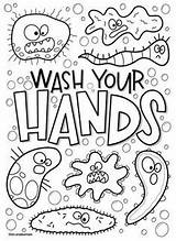 Coloring Hands Wash Pages Hand Printable Sheets Kids Preschool Washing Colouring Germ Germs Worksheets Arnolds Mrs Room Activities Choose Board sketch template