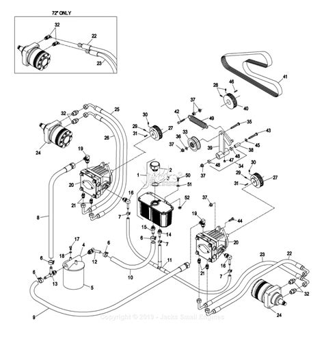 exmark lzkc sn    parts diagram  hydraulic group