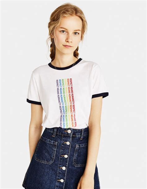 ecologically grown cotton discover     items  bershka   products