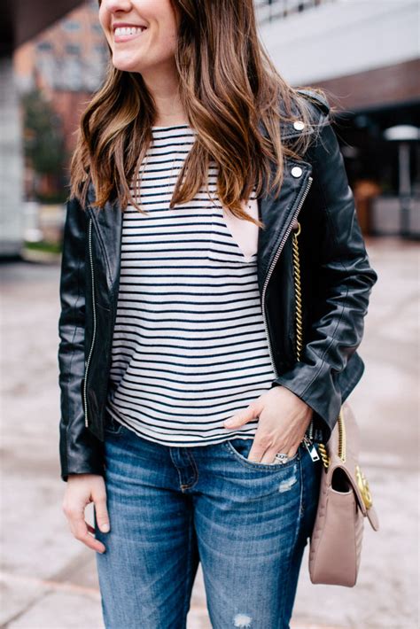 leather jackets make me feel cool sequins and stripes