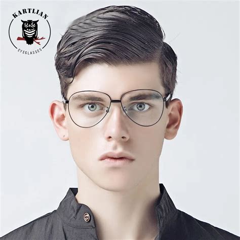 kartlian aviator glasses optical frame eyeglasses men women eyewear