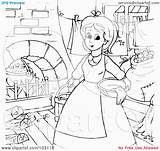Chores Cinderella Popular sketch template
