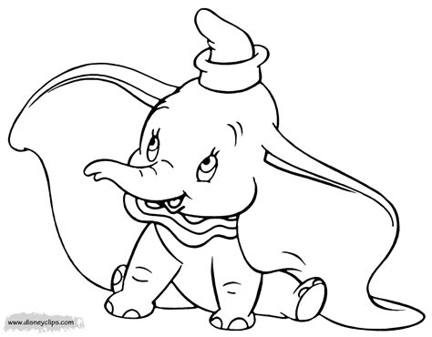 dumbo coloring pages disneys world  wonders