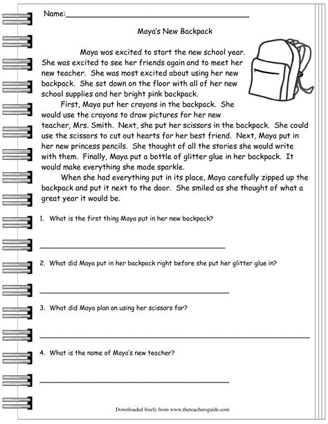 images  super teacher worksheets reading blank reading
