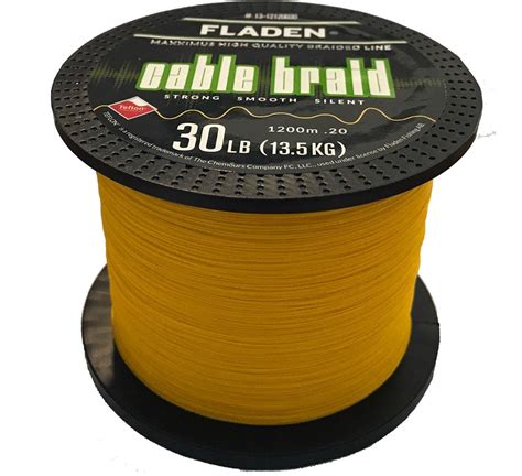 fladen maxximus cable braid   yellow fishing store