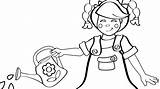 Mary Contrary Quite Coloring Mother Goose Pages Club Mothergooseclub sketch template