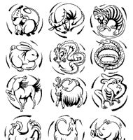 chinese zodiac animals coloring pages surfnetkids animal coloring