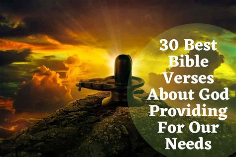 bible verses  god providing