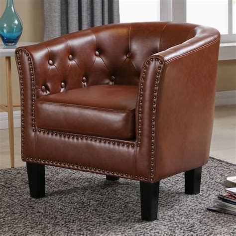 lincoln tufted tub accent chair accent chairs leather accent chair