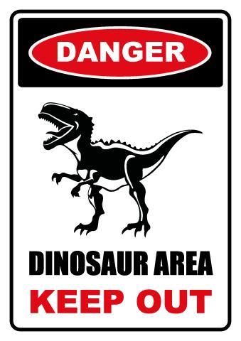 dinosaur area sign template   design  dinosaur area sign