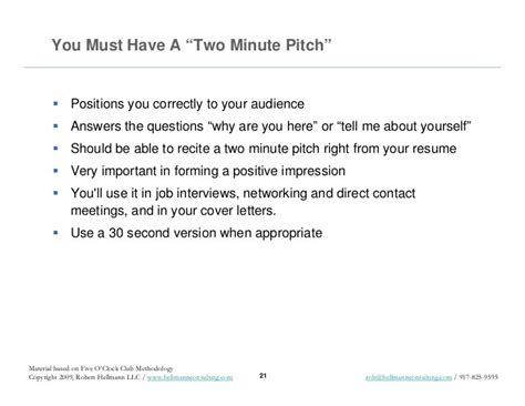 pitch  jobstreet sample  elevator pitch examples