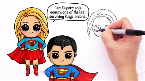 supergirl drawing easy    clipartmag