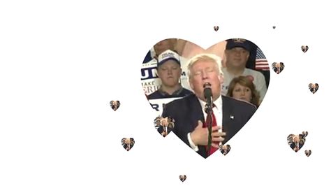 donald trump loves   time  valentines day