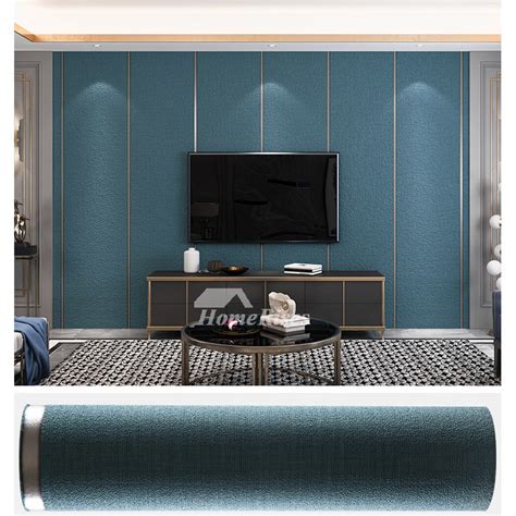 modern living room tv background wallpaper  house grey blue luxury