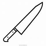 Cuchillo Couteau Knives Bowie sketch template