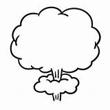 Cloud Explosion sketch template