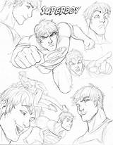 Superboy Justice Cd Young Deviantart sketch template