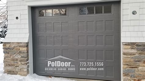 Amarr Carriage Steel Insulated Garage Door, Recessed