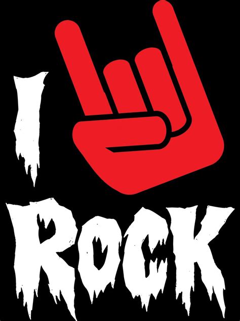 i love rock hoodie musical slogan black mens buy online at