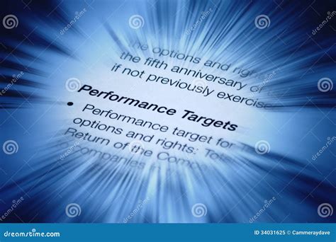 business performance targets royalty  stock photo image