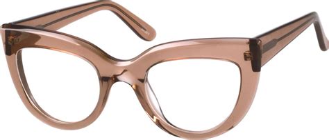 brown cat eye glasses 4412615 zenni optical eyeglasses
