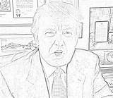 Trump Coloring President Pages Donald Filminspector Downloadable Melania Legend Wife Her sketch template