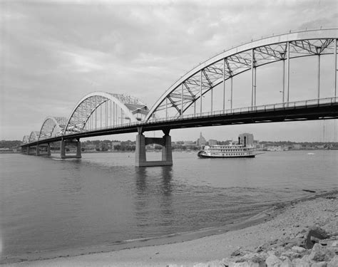 centennial bridge rock islanddavenport  structurae