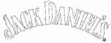 Jack Daniel Daniels Logo 1866 Since School Old sketch template