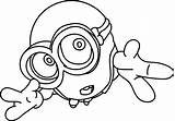 Minion Coloring Cute Pages Minions Wallpapers Cartoon Printable Wecoloringpage Wallpaper Funny Toys His Kevin Drawings Getcolorings Print Despicable Choose Board sketch template