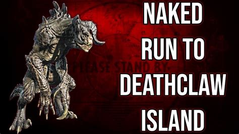 naked run to deathclaw island fallout 76 challenge youtube