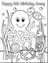 Pages Coloring Life Preschool Sea Getcolorings sketch template