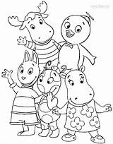 Backyardigans Coloring Pages Pablo Template Print sketch template