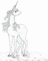 Unicorn Coloring Pages Last Space Getcolorings sketch template