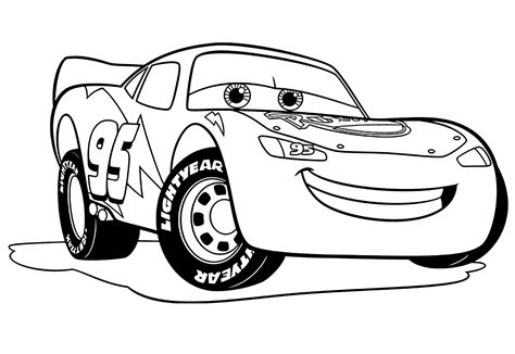 lightning mcqueen coloring page  images  printable
