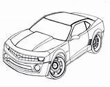 Camaro Coloring Pages Chevy Drawing Chevrolet Car Cars Corvette Z06 1969 Ss Silverado Outline Print Clipart Drawings Printable Getdrawings Camaros sketch template