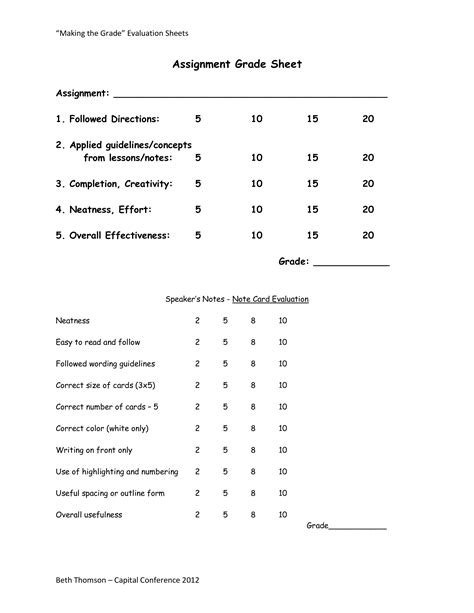 sample assignment sheet   create  assignment sheet