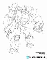 Cliffjumper Transformer sketch template
